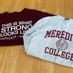 Meredith college shirt set